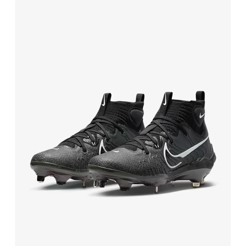 Nike Alpha Huarache NXT Metal Baseball Cleats Black Gray DJ6517-010 Men Size 7